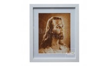 กรอบรูปผ้าปักพระเยซู วางบูชาและประดับบ้าน